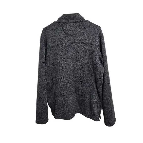 Woolrich Mens Gray Half-Zip Pullover Jacket. Size Large. - Picture 4 of 6